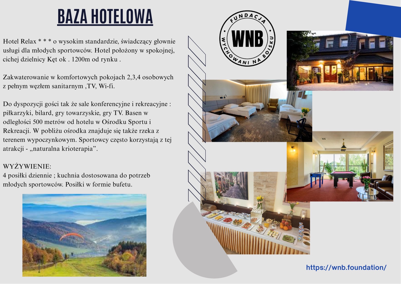 Hotel Relax *** Kęty — baza obozowa